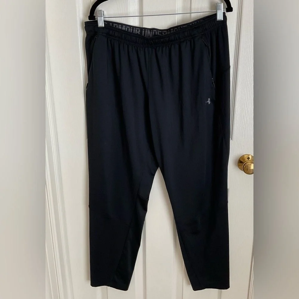 Under Armour Womens Black Fitted Workout Pants Size XL